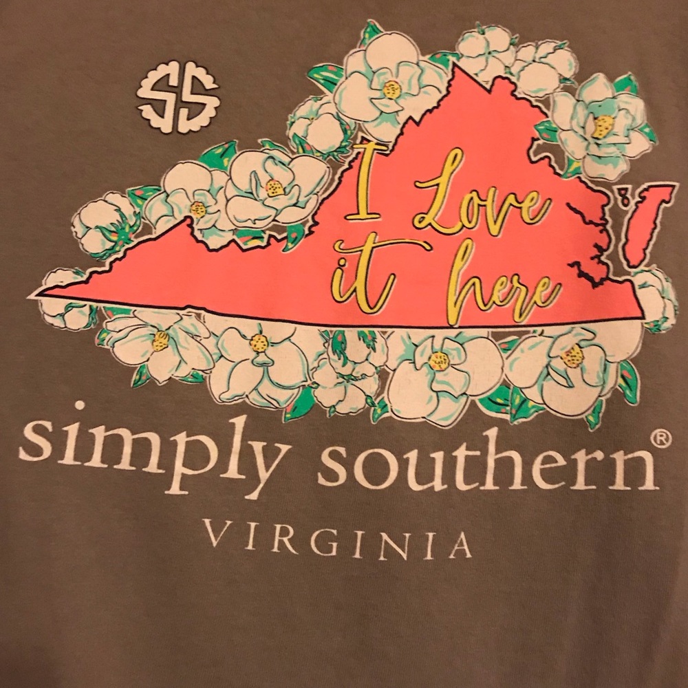 Adorable Virginia Simply Southern Tee 💗